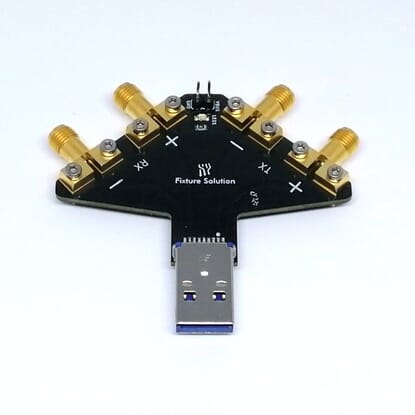 USB3.2 Short Channel test fixture